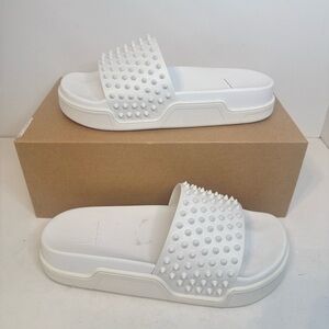 Christian Louboutin Spike Slides Size 44.5